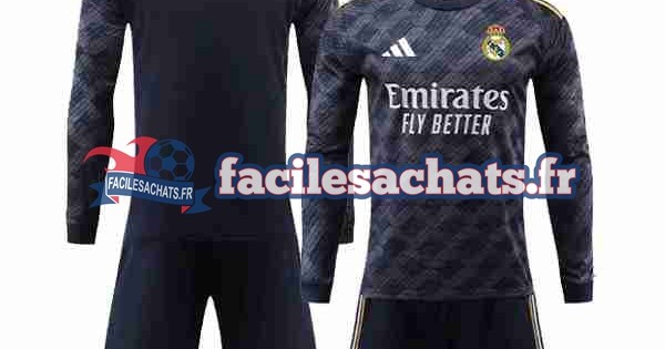 Maillot Real Madrid 2023-2024 Extérieur Enfant ML
